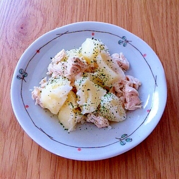 離乳食完了期♪鶏肉とじゃがいもの青海苔和え☆